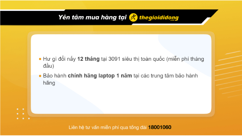 Ch&iacute;nh s&aacute;ch bảo h&agrave;nh tại Thế Giới Di Động